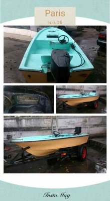 ขายด่วน เรือไฟเบอร 12ฟุต