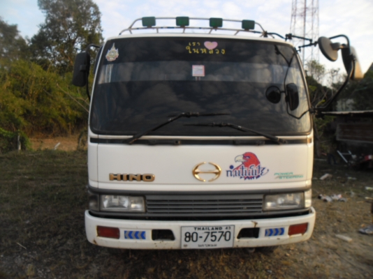 HINO FD3HLA ดั้ม5 คิว เครื่อง HO7D-195 แรงจดทะเบียน 4 ธันวาคม 2555  หัวบางเดิม คัสชีสวย เล่มทะเบียนเต็มชุดโอนพร้อมโอนจดทะเบียนปี 55