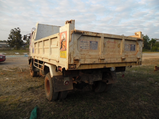 HINO FD3HLA ดั้ม5 คิว เครื่อง HO7D-195 แรงจดทะเบียน 4 ธันวาคม 2555  หัวบางเดิม คัสชีสวย เล่มทะเบียนเต็มชุดโอนพร้อมโอนจดทะเบียนปี 55