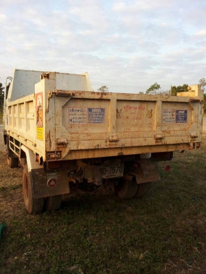 HINO FD3HLA ดั้ม5 คิว เครื่อง HO7D-195 แรงจดทะเบียน 4 ธันวาคม 2555  หัวบางเดิม คัสชีสวย เล่มทะเบียนเต็มชุดโอนพร้อมโอนจดทะเบียนปี 55