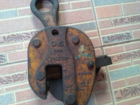 ขายตัวจับหิ้วเหล็กแผ่นเก่าญี่ปุ่น