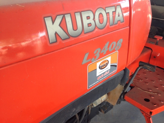 คูโบต้า L3408 แม็กซ์ ขายสดเท่านั้น พร้อมใบมีใหม่ อุปกรณ์ 2 ชิ้น