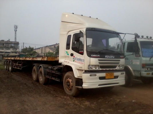 ต้องการรับรถหัวลากพื้นเรียบ 3 เพลา วิ่งงานขนส่งเหล็ก รับจำนวนมากด่วน