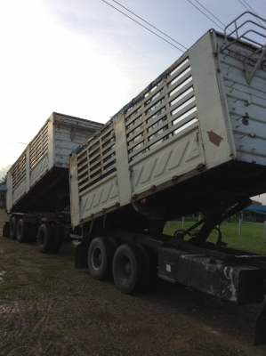 ISUZU DECA ปี 50 สิบล้อ 2 เพลาแม่+ลูก พ่วง. (แยกขายได้)