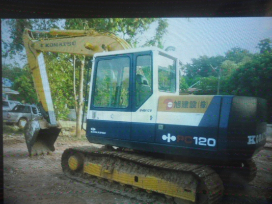 ขายรถแบคโฮ KOMATSU PC 120-5 สวยรถเก่านอกเอกสารเล่มทะเบียน