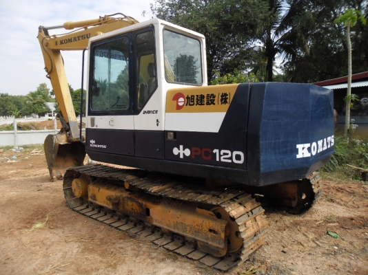ขายรถแบคโฮ KOMATSU PC 120-5 สวยรถเก่านอกเอกสารเล่มทะเบียน