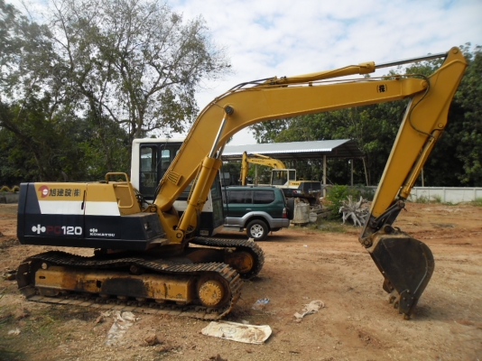 ขายรถแบคโฮ KOMATSU PC 120-5 สวยรถเก่านอกเอกสารเล่มทะเบียน