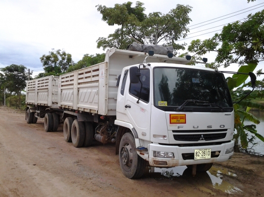 ขายดาวน์รถบรรทุกฟูโซ่ 3 -240 แรงลูก 2 คาน กระบะสามมิตร