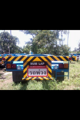 รถเทรลเลอร์นำลาภ มงคลสยาม หางพ่วง หางก้างปลา 2 เพลา ใหม่    NUM   LAP