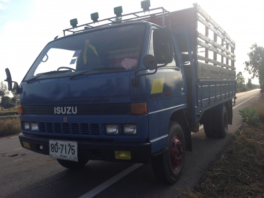 ขายรถบรรทุก 6 ล้อ ISUZU NPR 115 แรงม้า เลขเครื่อง 4BD1-818885 เลขคัสซี NPR59L-4621977 ตรงเล่ม กระบะย