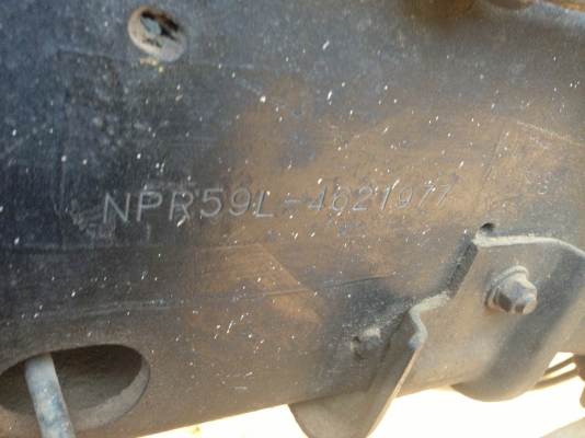 ขายรถบรรทุก 6 ล้อ ISUZU NPR 115 แรงม้า เลขเครื่อง 4BD1-818885 เลขคัสซี NPR59L-4621977 ตรงเล่ม กระบะย