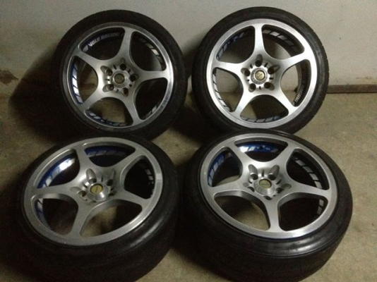 ขายล้อ ชาเล้น แท้ ขอย18 หน้า8 หลัง9 ฝาครบ พร้อมยาง