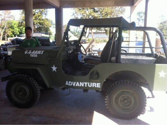 รถจิ๊ป แต่ง US Army