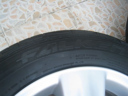 ขายล้อแม็กเดิม toyota vios 15"x5.5" 4/100 et45 +ยางปี10(081-3747940)