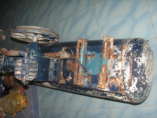 ถังปั็มลมPUMAพร้อมหัว64ลิตรพี่ที่อยู่รามคำแหงรับไปดูแลต่อแล้วครับ