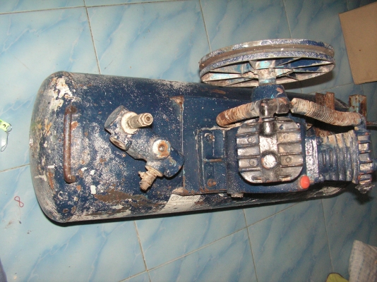 ถังปั็มลมPUMAพร้อมหัว64ลิตรพี่ที่อยู่รามคำแหงรับไปดูแลต่อแล้วครับ