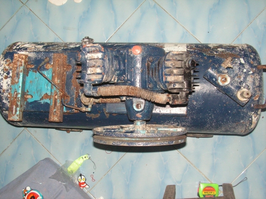 ถังปั็มลมPUMAพร้อมหัว64ลิตรพี่ที่อยู่รามคำแหงรับไปดูแลต่อแล้วครับ