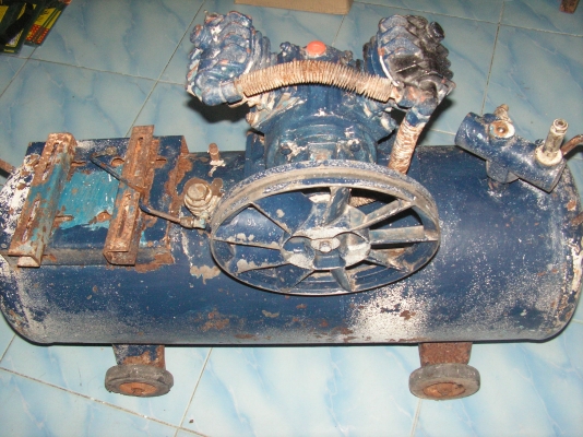 ถังปั็มลมPUMAพร้อมหัว64ลิตรพี่ที่อยู่รามคำแหงรับไปดูแลต่อแล้วครับ