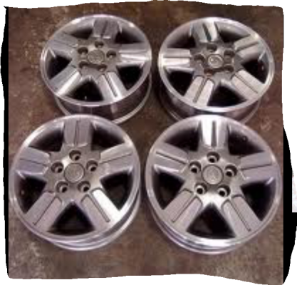 ล้อเดิมวีโก้ขอบ15พร้อมนอตล้อ20ตัว พร้องยาง