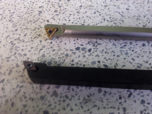 ด้ามมีดกลึงคว้านรูในใช้ง่าย แค่ถอดเปลี่ยนเม็ดมีด เม็ดมีด1อันใช้ได้ 6 มุม