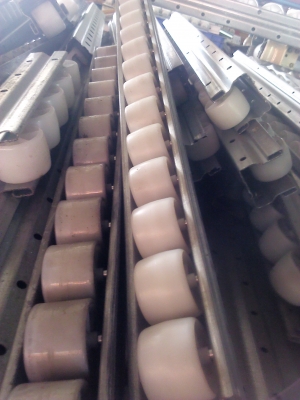 ชุดลูกกลิ้ง  ชุดรางล้อเลื่อน นำไปทำชุดลำเลียงชิ้นงานได้เลย สภาพใหม่