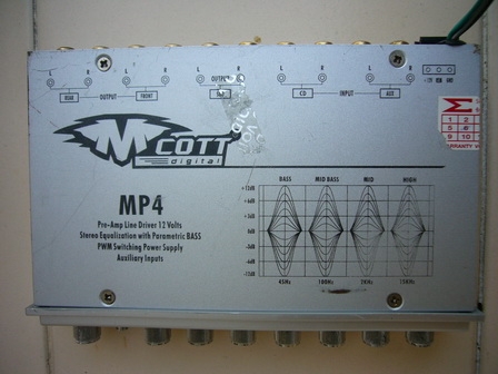 ขายปรีแอมป์ Mcott MP4 ขายปรีแอมป์ Mcott MP4