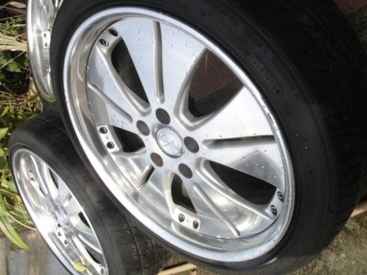 ล้อ VIP ญี่ปุ่นแท้ หน้า8หลัง9ขอบ18พร้อมยาง1ชุด ล้อ VIP ญี่ปุ่นแท้ หน้า8หลัง9ขอบ18พร้อมยาง1ชุด