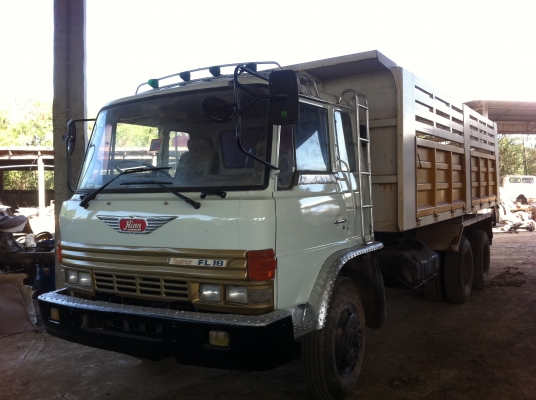 ขายรถบบรทุก 10 ล้อ 1 เพลา ดั้ม Hino F18 เครื่อง Ho7c ยางดี พร้อมใช้ ทำสีหัวใหม่