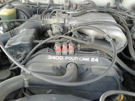 1997 TOYOTA, LAND CRUISER PRADO 3.4 V6  สีน้ำตาล เกียร์ออโต้ ติดแก๊ส LPG