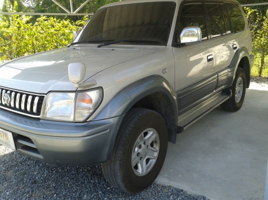 1997 TOYOTA, LAND CRUISER PRADO 3.4 V6  สีน้ำตาล เกียร์ออโต้ ติดแก๊ส LPG