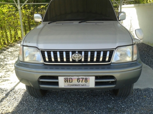 1997 TOYOTA, LAND CRUISER PRADO 3.4 V6  สีน้ำตาล เกียร์ออโต้ ติดแก๊ส LPG