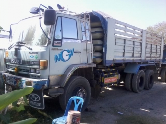 ขายสิบล้อดั้มแม่ลูก ISUZU FXZ240นางฟ้า TURBOติดก๊าซNGV ขายสิบล้อดั้มแม่ลูก ISUZU FXZ240นางฟ้า TURBOติดก๊าซNGV