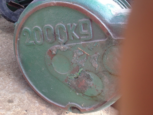 ขายเครน 2 Tun ของไต้หวัน ใช้งานได้ Lifting hight 6 เมตร พร้อม เสา A From... ขายเครน 2 Tun ของไต้หวัน ใช้งานได้ Lifting hight 6 เมตร พร้อม เสา A From...