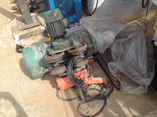 ขายเครน 2 Tun ของไต้หวัน ใช้งานได้ Lifting hight 6 เมตร พร้อม เสา A From... ขายเครน 2 Tun ของไต้หวัน ใช้งานได้ Lifting hight 6 เมตร พร้อม เสา A From...