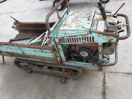 ขาย-รถบรรทุกตีนตะขาบ HANIX เครื่องยนต์ดีเซล 1 สูบ ยกดั๊มแบบไฮโดรลิก สตาร์ทได้ 2 ระบบมือสองญี่ปุ่น