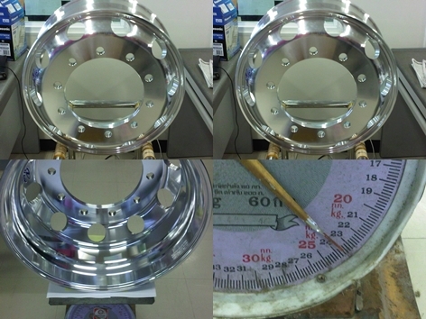 กระทะล้ออลูมิเนียมนำเข้าจากเกาหลี  Alux