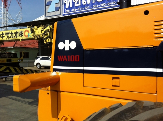 รถตัก Komatsu รุ่น WA100-1 เก่าญี่ปุ่น ทำสีใหม่ จัดไฟแนนซ์ได้ พร้อมใช้งาน