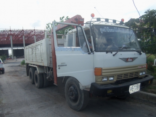 ขายรถ10ล้อดั้ม ติดเครน 4 ตัน HINO FL18  2เพลา