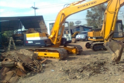 KOMATSU PC120-5 ไฟฟ้าตัด เอวแน่นเฟรมหนาโซ่หนา