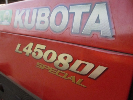 KUBOTA L4508DI-SP พร้อมใบมีดดันดิน ตราช้างและ โรตารี่ RX 182 F พร้อมใช้สุดๆ