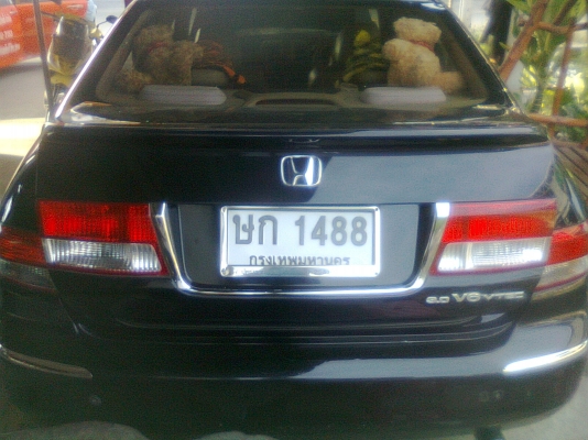 สวย !!!หรูหรา HONDA ACCORD 3.0 VTEC ปี2003 เกียร์ออโต้ ABS AIRBAG LEAT ติดต่อ.081-427-3941 สวย !!!หรูหรา HONDA ACCORD 3.0 VTEC ปี2003 เกียร์ออโต้ ABS AIRBAG LEAT ติดต่อ.081-427-3941