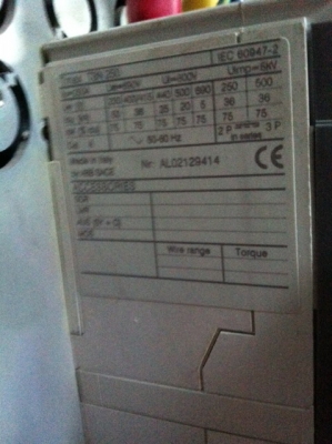 ATS 200A ABB. AUTO-START GEN @ 35,000 B.