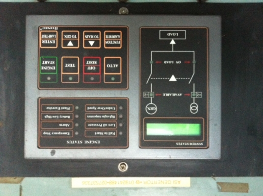 ATS 200A ABB. AUTO-START GEN @ 35,000 B.