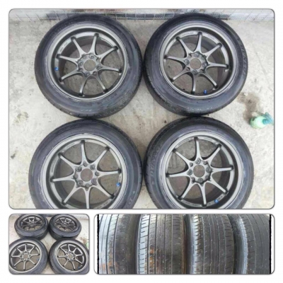 ขายล้อแม็กมือ2 CE28 ขอบ 15 4รู100 กว้าง8 + ยาง ราคา 10,500 บาทถูก