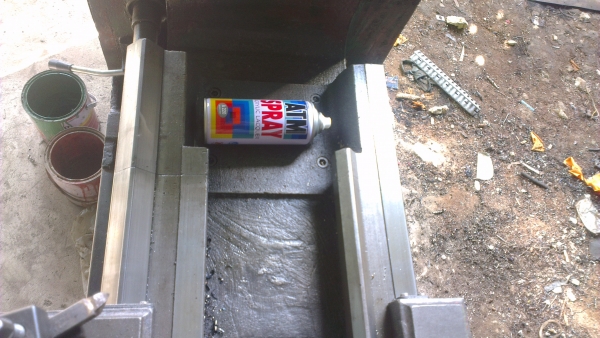 Sell> แท่นกลึงมือสอง 5 ฟุต 3 เพลา มีเบลค หน้าแท่นกว้าง คอลึก รุ่นหนัก กำแพงแสน นครปฐมครับ