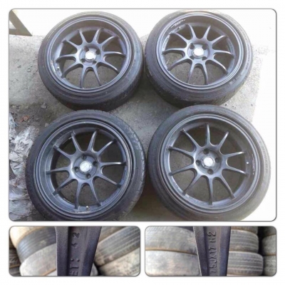 ขายแม็กมือ2 Advan ขอบ17 4รู100 ราคา7,300 บาท ***ไม่มียาง***