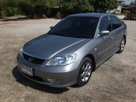 civic ปี05รุ่นพิเศษRX ABSแบ๊ค2ลูก ภายในดำล้วนมือเดียว ฟรีดาวน์