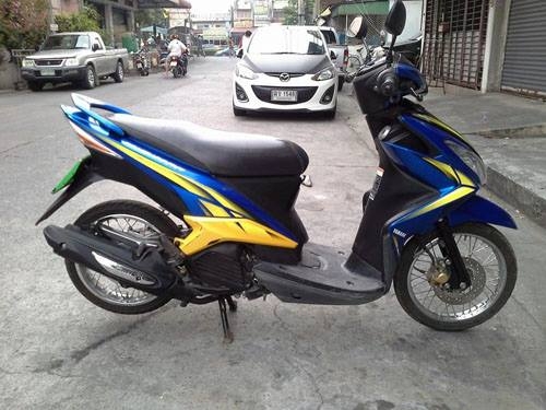 mio 125 RR ปี 54 สีน้ำเงิน รถเดิมๆ เครื่องแน่น ชุดสีสวย ขายรวมโอนให้ฟรีๆๆ