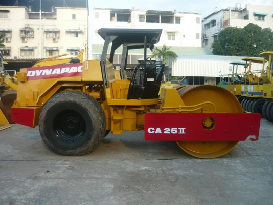 รถบดสั่นสะเทือน 10 ตัน Dynapac CA25II รถเก่านอก พร้อมใช้งาน เอกสารครบ