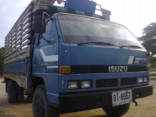 ขายหกล้ออีซูสุ NPR59LU-115HP ช่วงล่างใหญ่ เกียร์ร๊อก สโลว์กลาง F-หน้า-หลัง พวงมาลัยเพาเวอร์